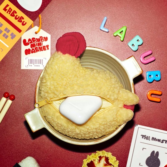 [NEW] POP MART Labubu The Monsters Wacky Mart Tempura Shrimp Earphone Case - Picture 8 of 10